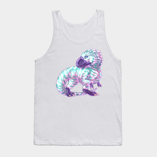 Pastel Tyrannosaurus Tank Top by cometkins